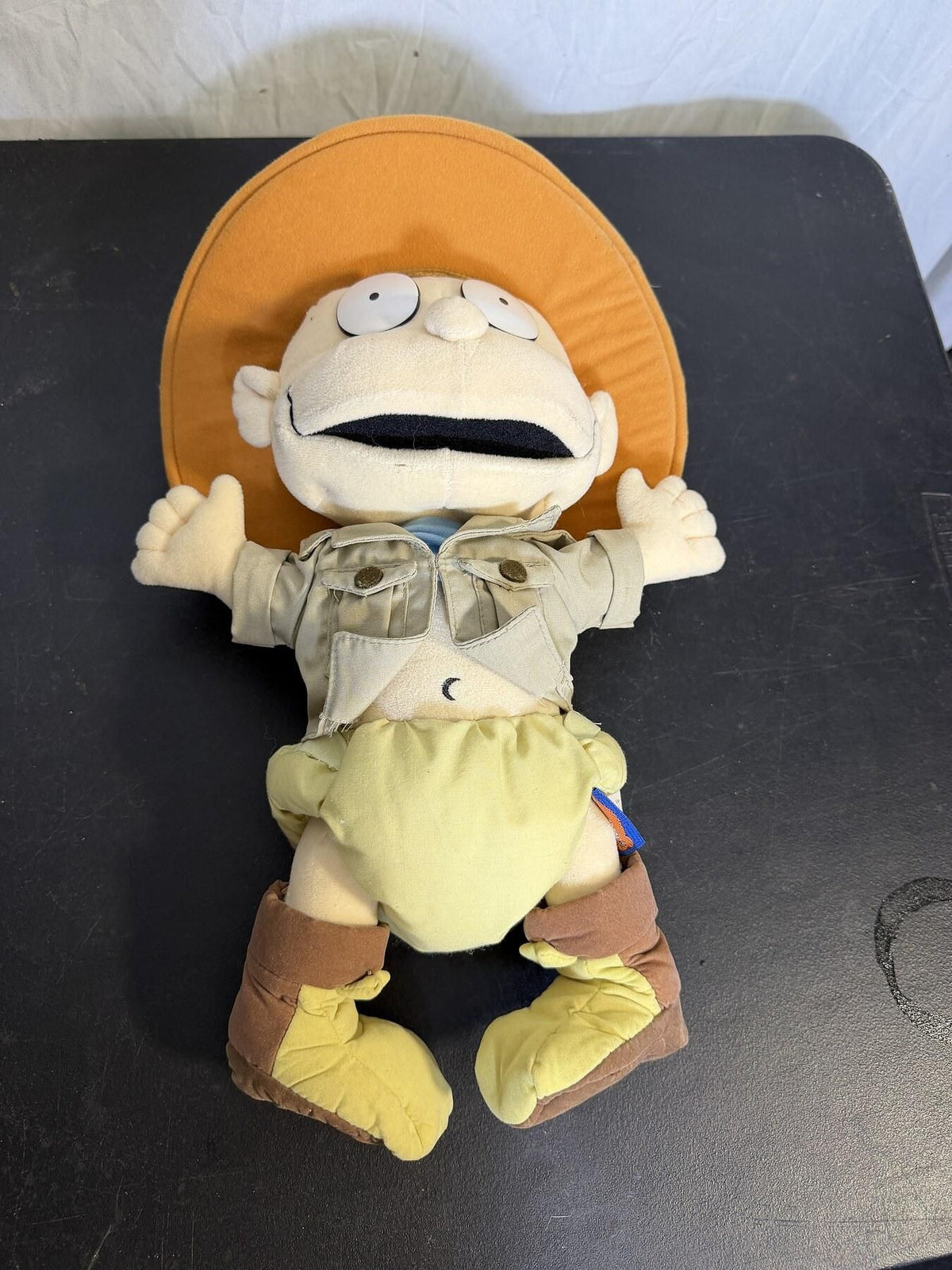 Vintage 1998 Rugrats Tommy Pickles Safari Explorer Plush Toy - Wormhole Thrift