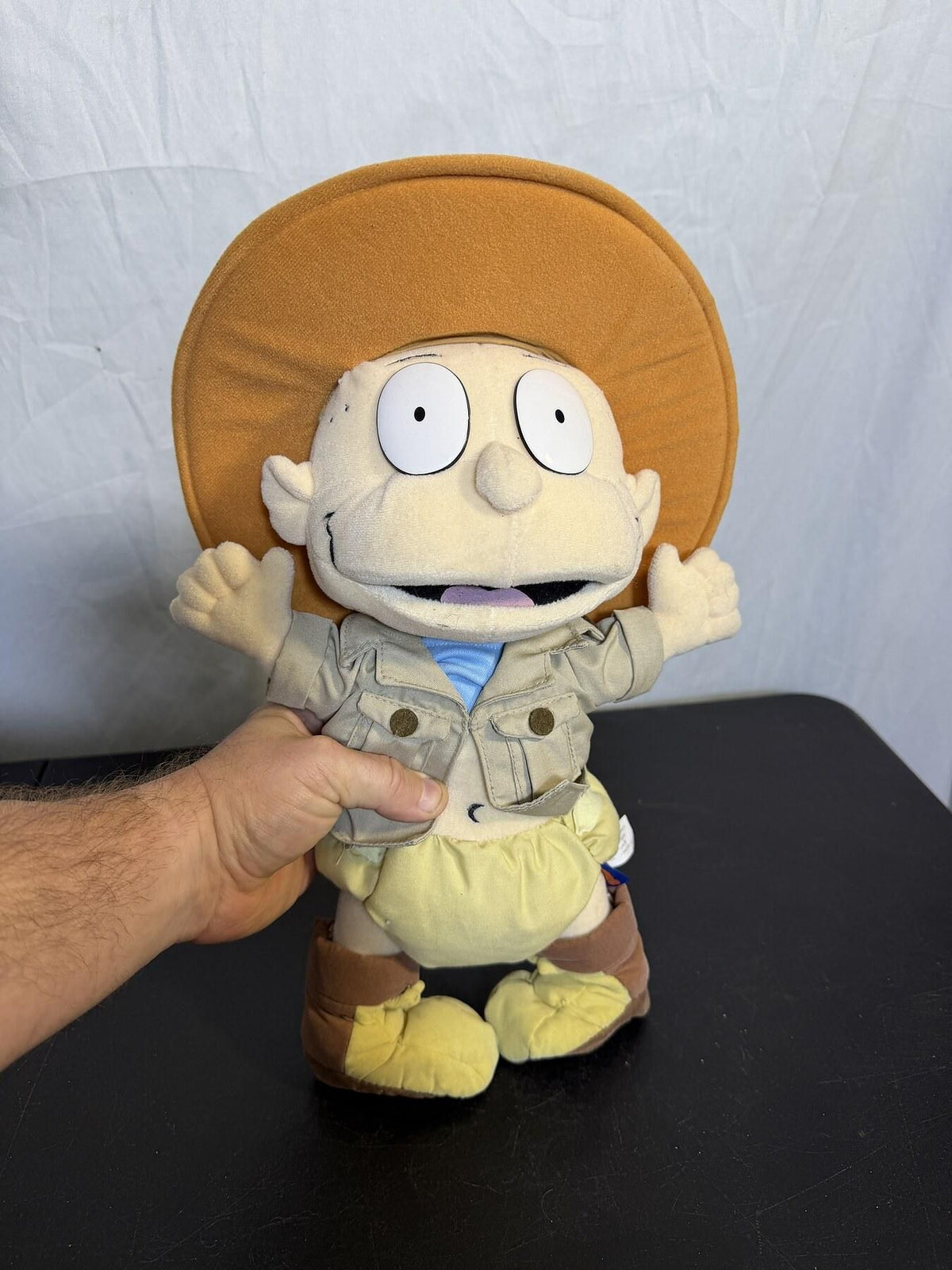 Vintage 1998 Rugrats Tommy Pickles Safari Explorer Plush Toy - Wormhole Thrift