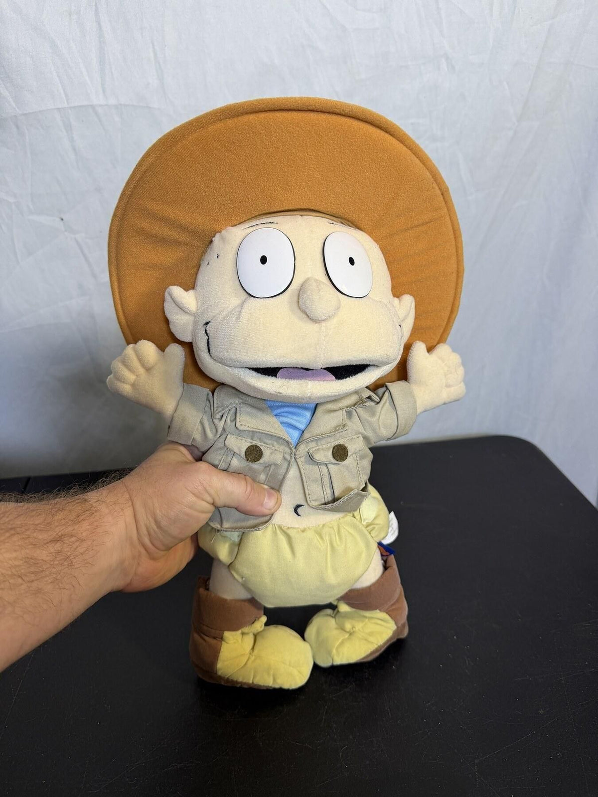 Vintage 1998 Rugrats Tommy Pickles Safari Explorer Plush Toy - Wormhole Thrift