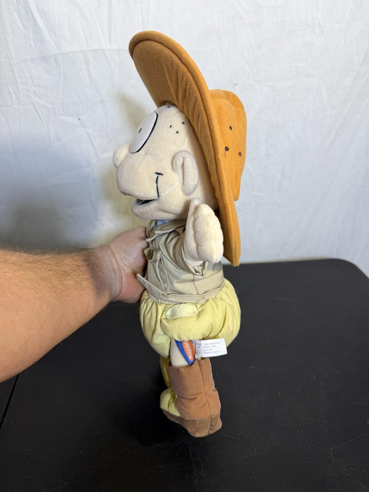 Vintage 1998 Rugrats Tommy Pickles Safari Explorer Plush Toy - Wormhole Thrift