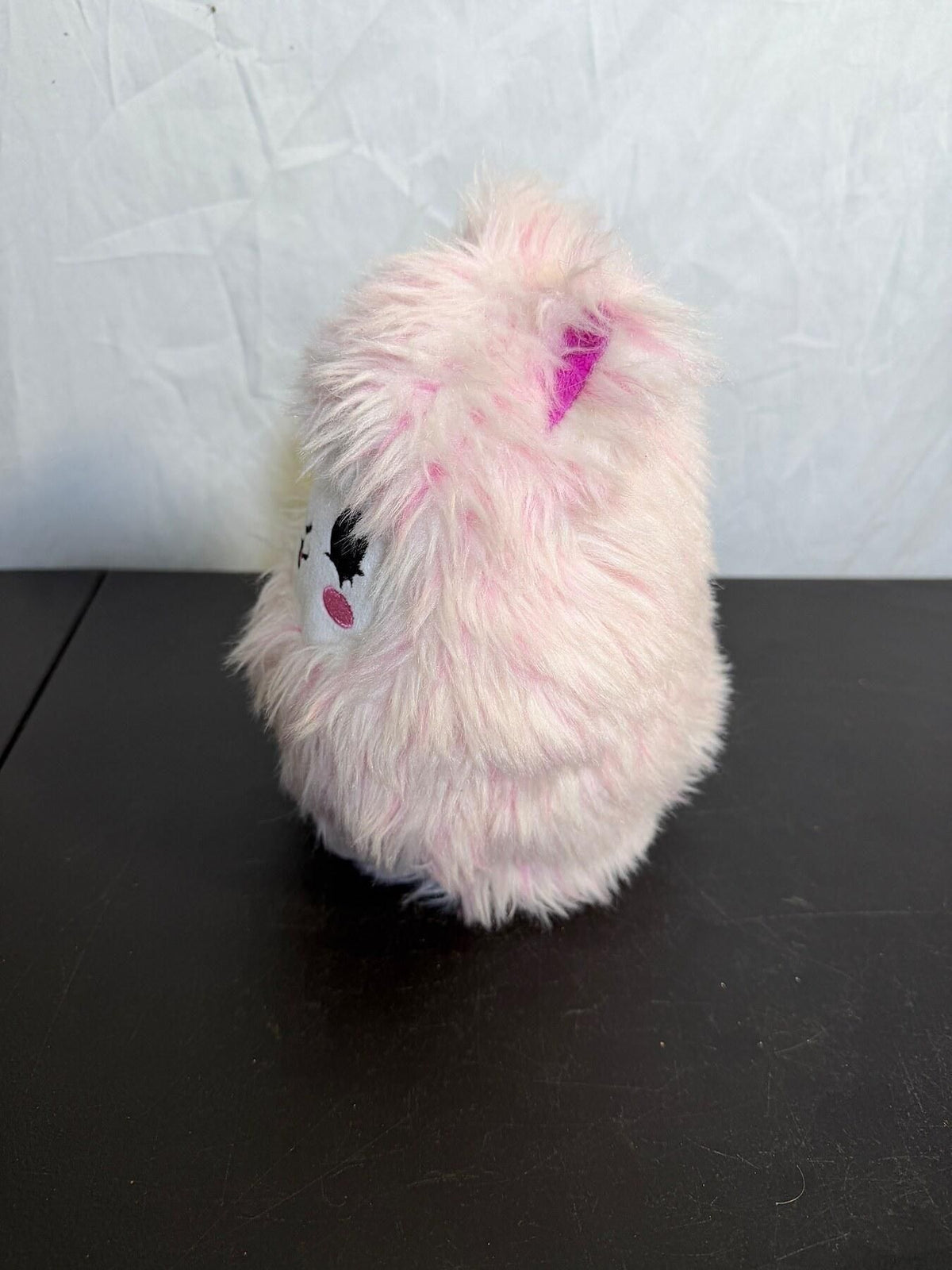 Moose Pikmi Pops Pink & White Fluffy Plush Toy Stuffed Animal - Wormhole Thrift