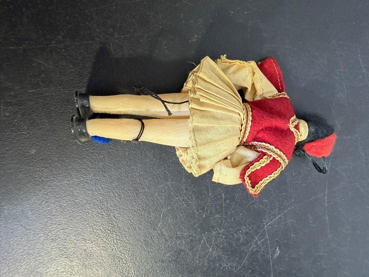 Vintage Greek Fustanella Evzone Soldier Doll Souvenir 6.5" - Wormhole Thrift