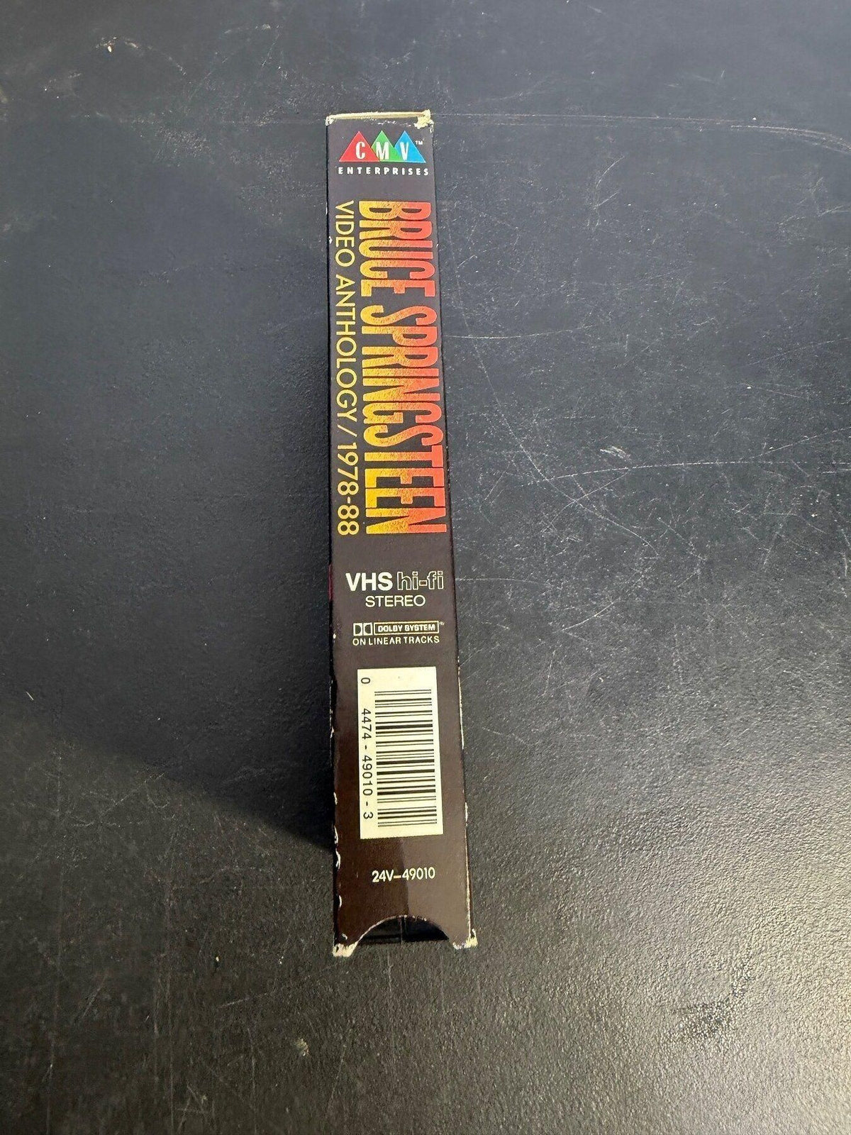 Vintage Bruce Springsteen Video Anthology 1978-88 VHS Tape - Wormhole Thrift