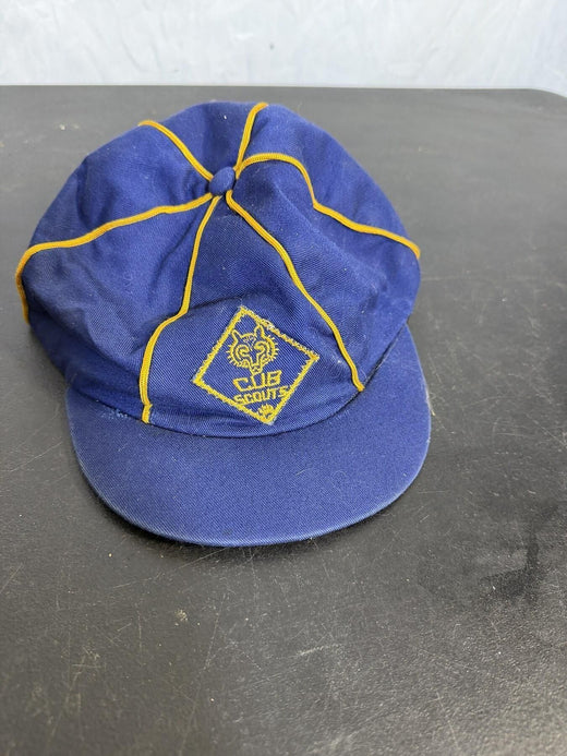 Vintage Cub Scouts Uniform Cap Hat Size 7 1/2 Boy Scouts of America - Wormhole Thrift