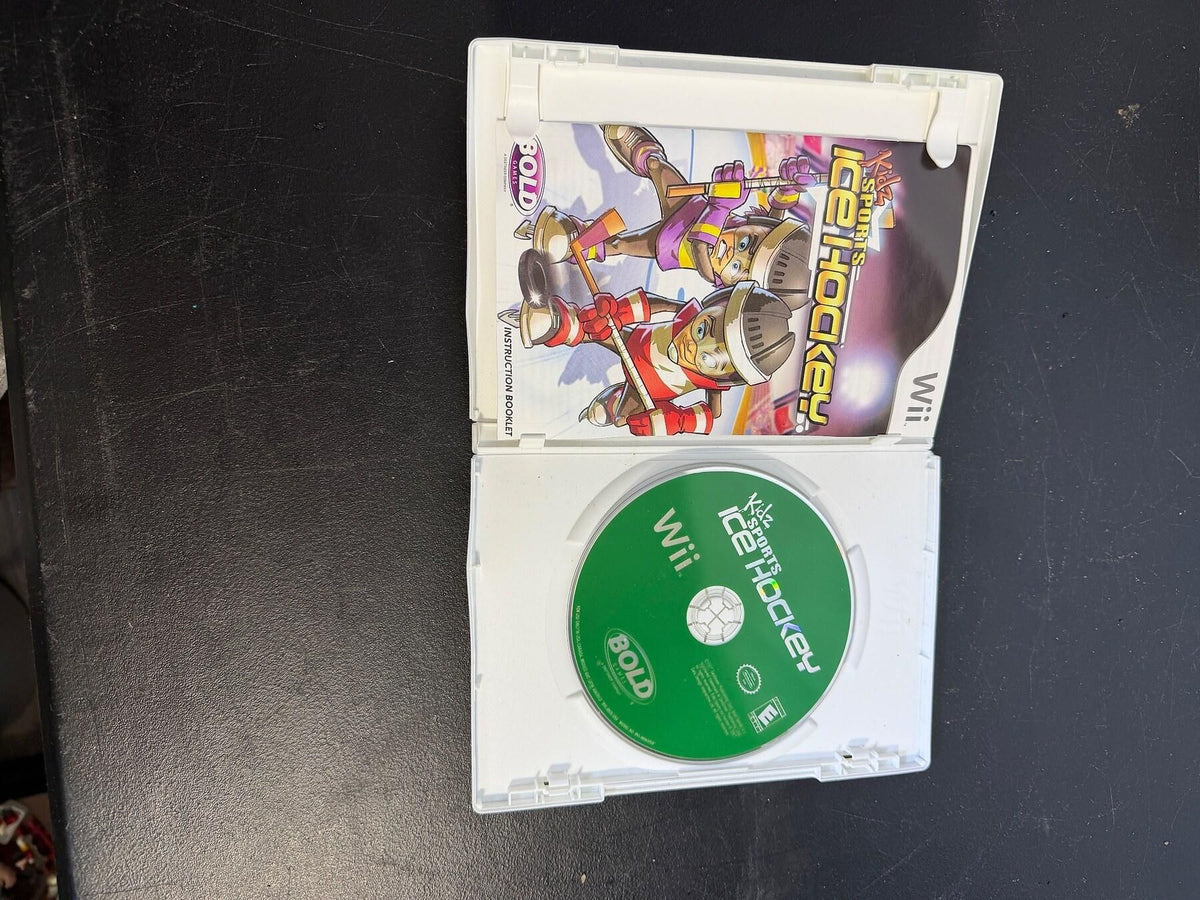 Nintendo Wii Kidz Sports Ice Hockey Video Game Complete In Box - Wormhole Thrift