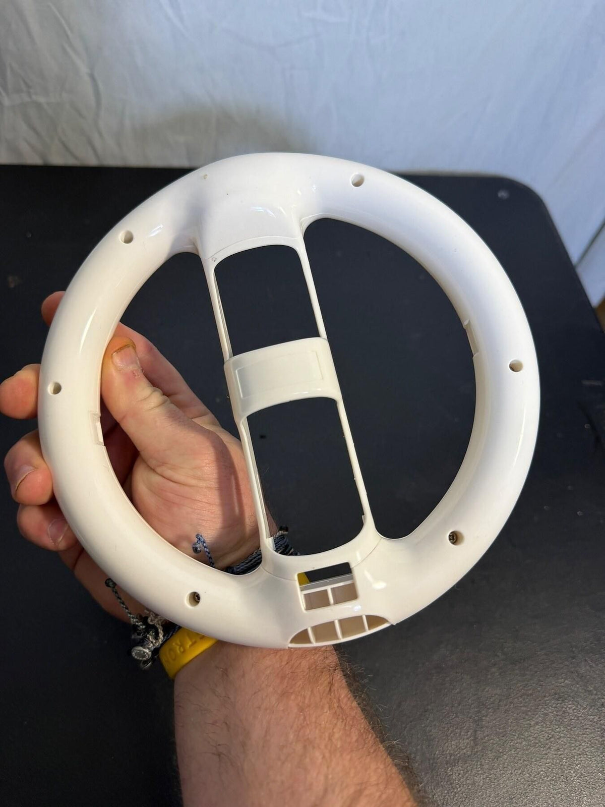 Vintage Nintendo Wii Wheel Steering Wheel Controller Accessory White - Wormhole Thrift