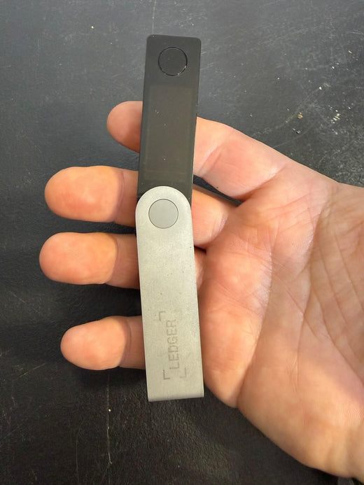 Ledger Nano X Hardware Cryptocurrency Wallet Black & Silver - Wormhole Thrift