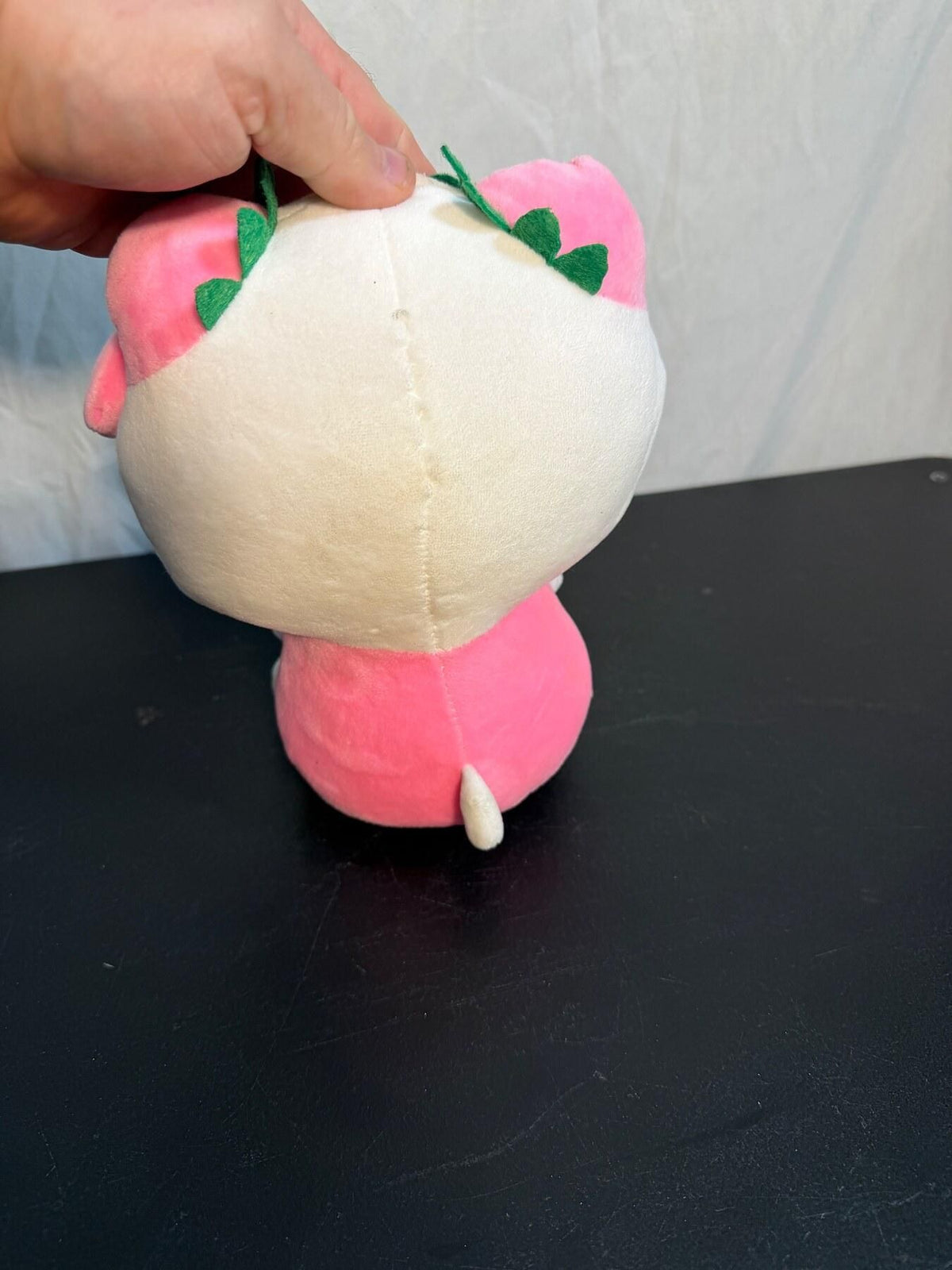 Hello Kitty Strawberry Pink Plush Stuffed Animal Toy - Wormhole Thrift