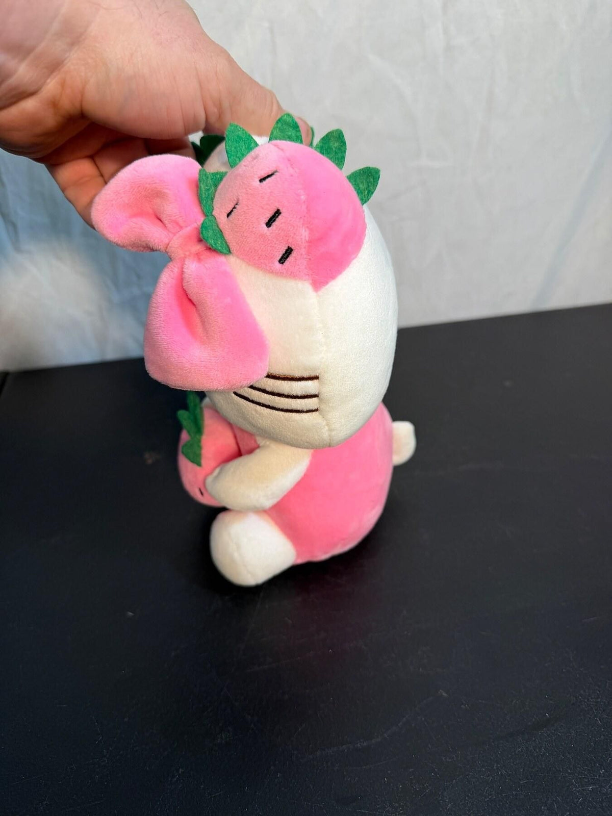 Hello Kitty Strawberry Pink Plush Stuffed Animal Toy - Wormhole Thrift