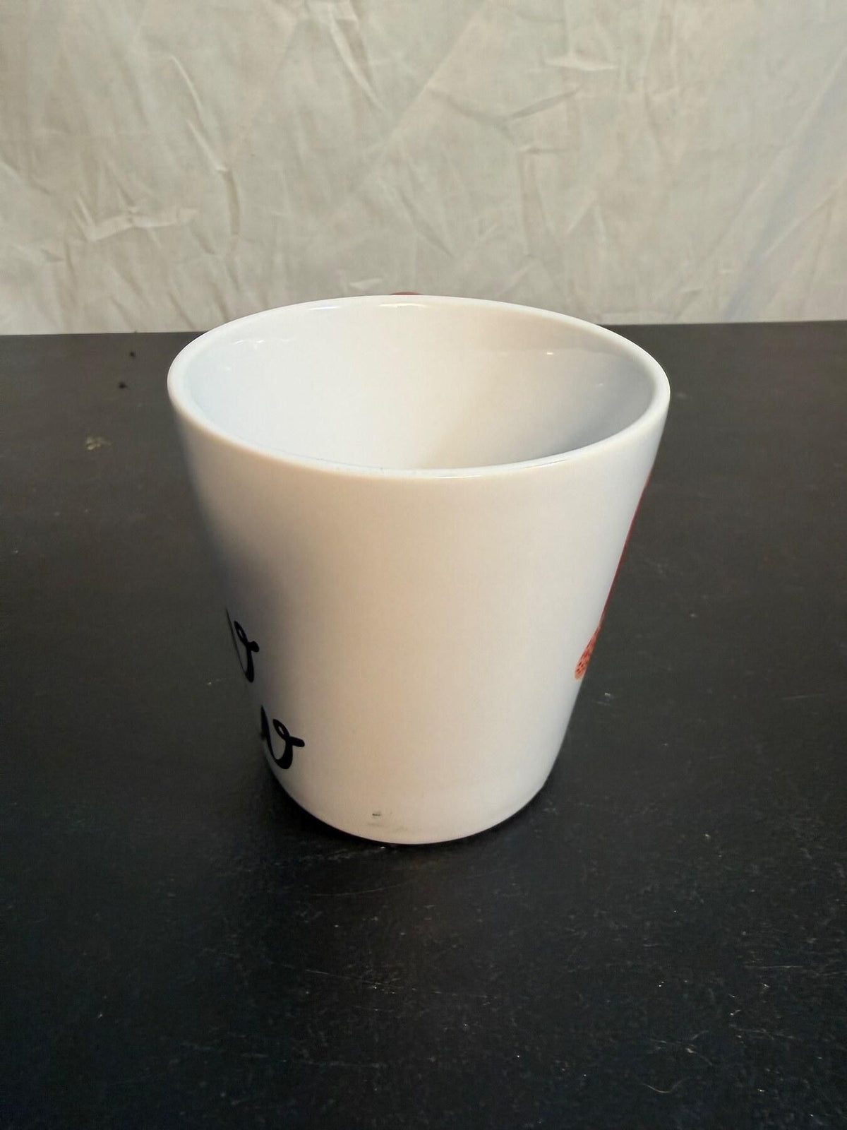 SPRING Dachshund 'Bow Wow' Ceramic Coffee Mug Red Handle - Wormhole Thrift