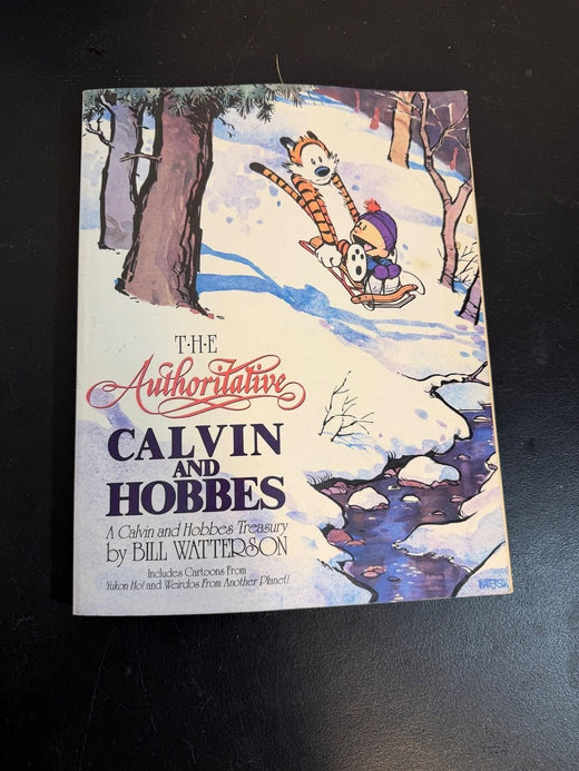 Vintage The Authoritative Calvin and Hobbes Treasury Bill Watterson 1990 - Wormhole Thrift