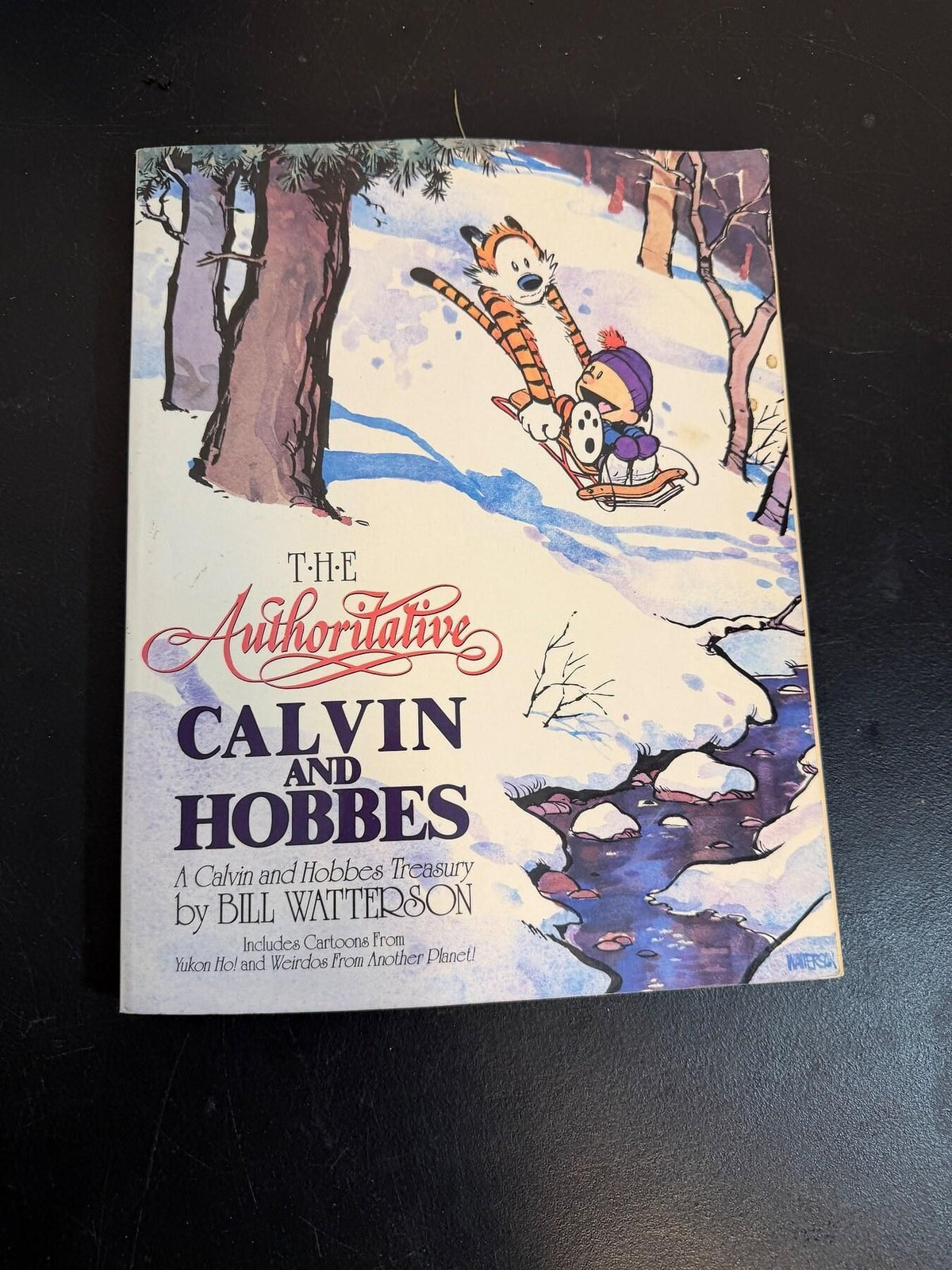 Vintage The Authoritative Calvin and Hobbes Treasury Bill Watterson 1990 - Wormhole Thrift