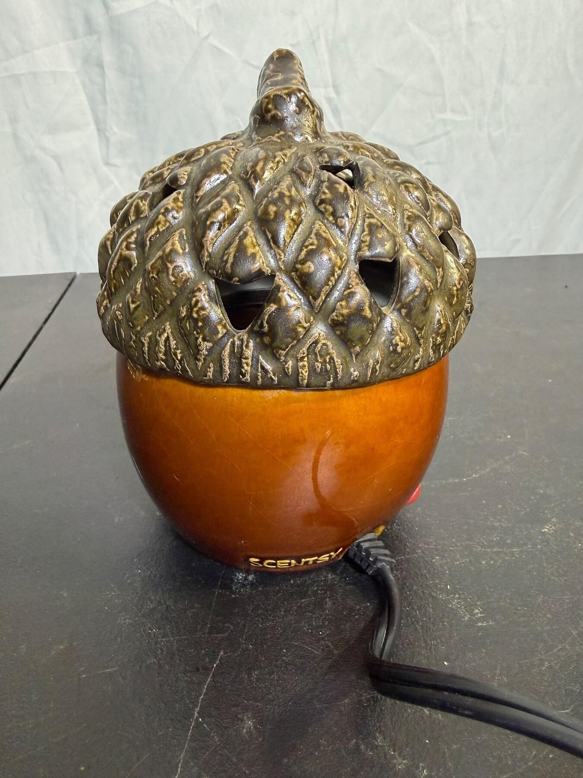 Scentsy Acorn Ceramic Electric Wax Warmer Fall Autumn Decor - Wormhole Thrift