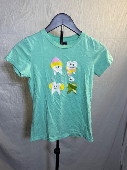 Paul Frank Julius & Friends Cartoon Teeth Graphic T-Shirt Women's S - Wormhole Thrift