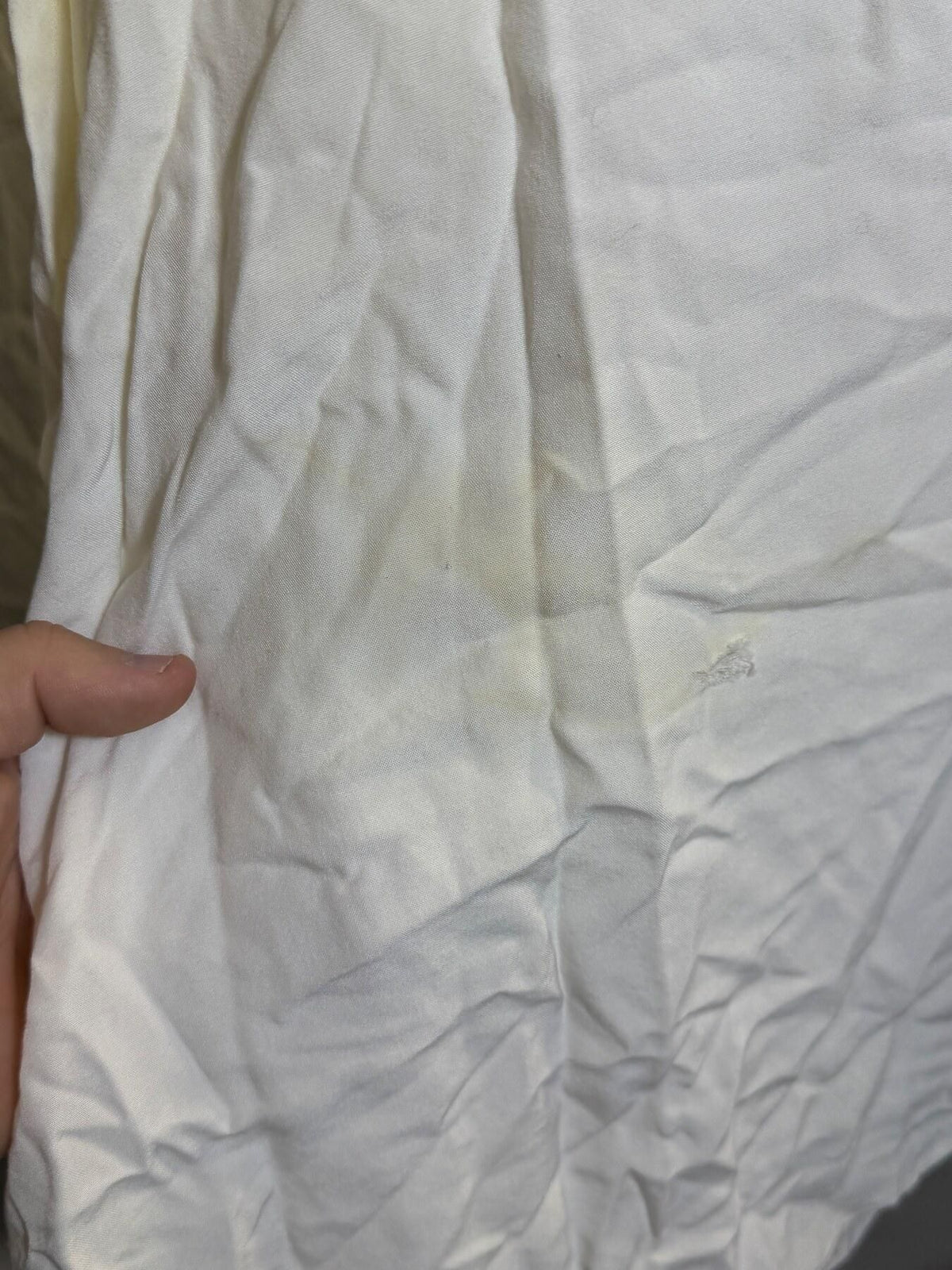 Vintage Marcia & Me & Co White Rayon Eyelet Blouse 1X - Wormhole Thrift