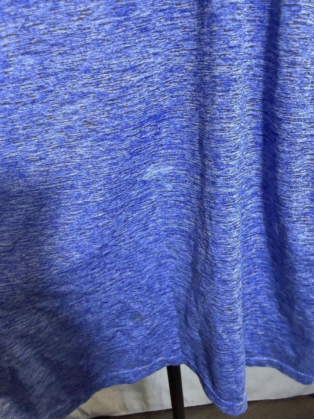 New Balance Men's M Blue Heather NB DRY Athletic T-Shirt - Wormhole Thrift