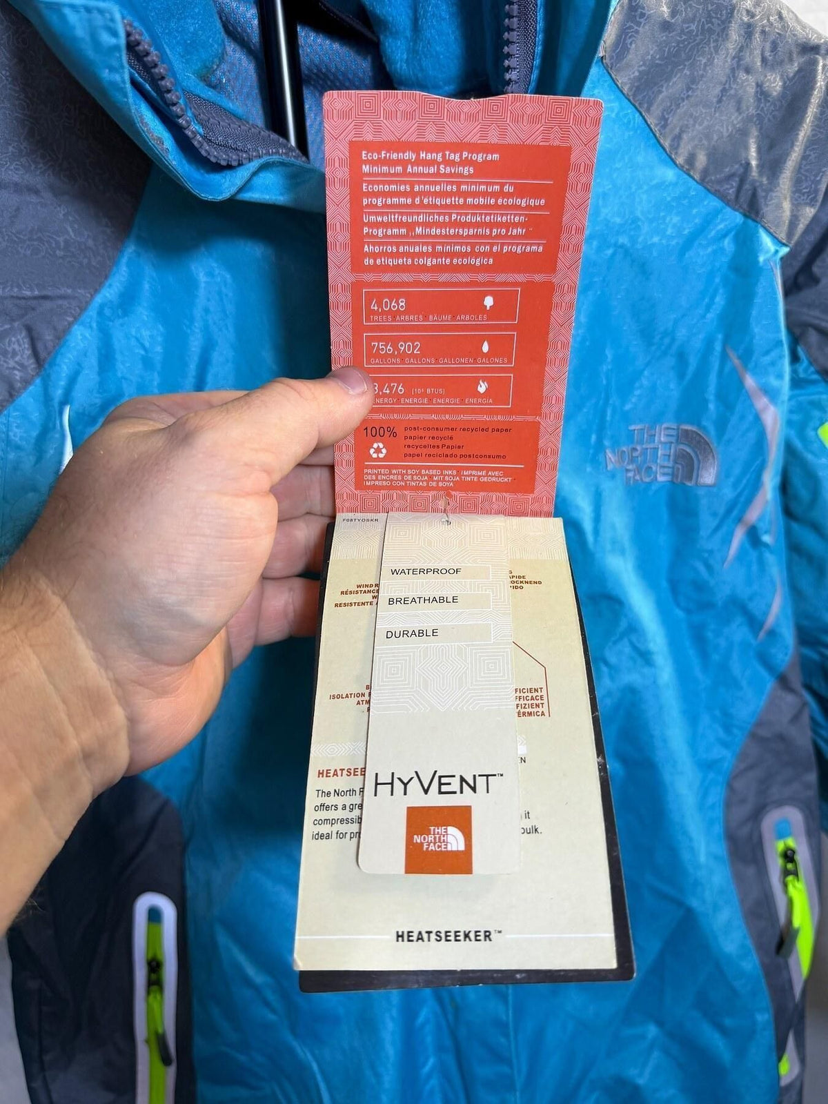 Vintage The North Face Summit Series GORE-TEX XCR Insulated Jacket L - Wormhole Thrift