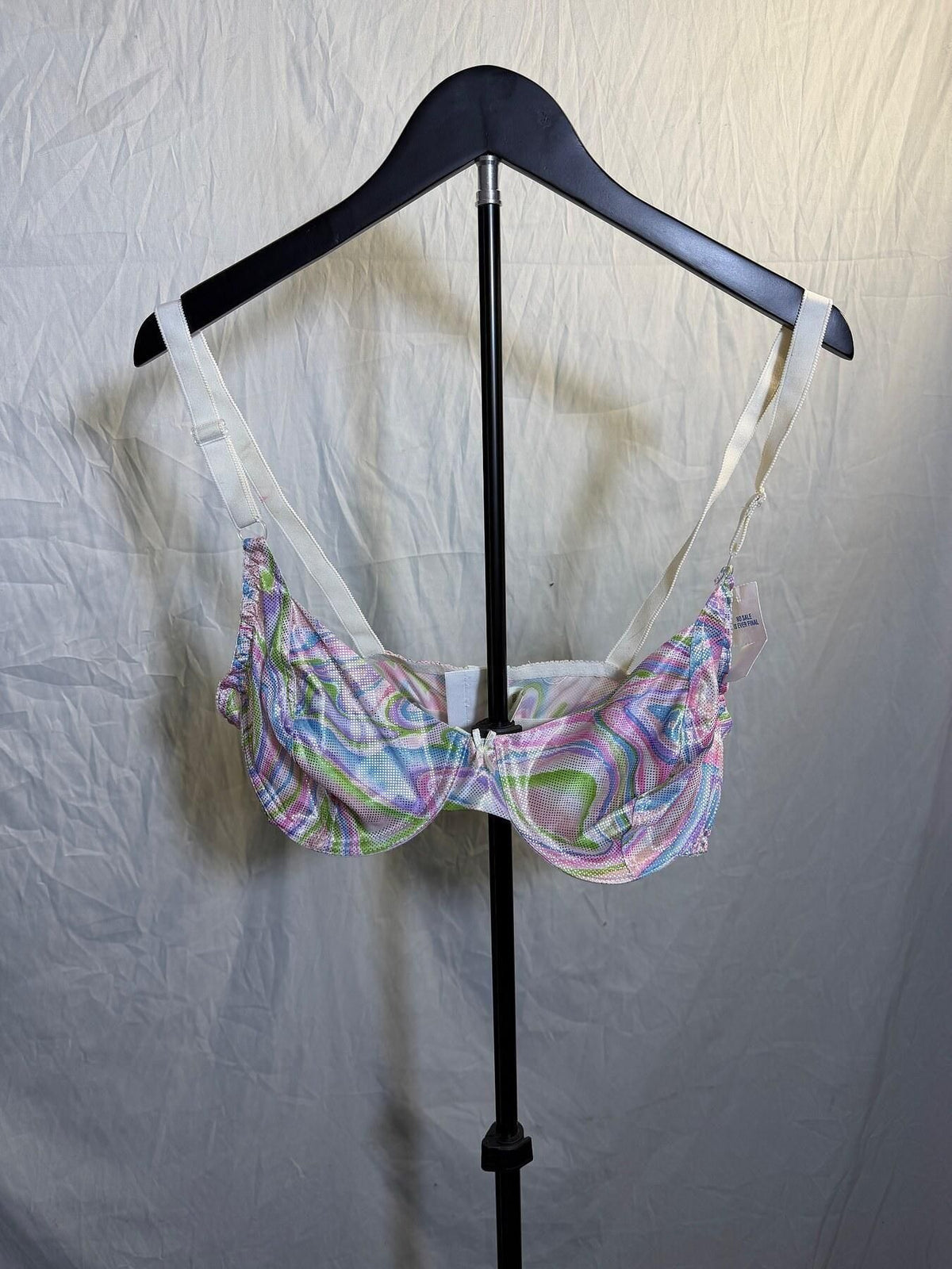 Maidenform 38D Iridescent Swirl Underwire Bra Multi-Color - Wormhole Thrift