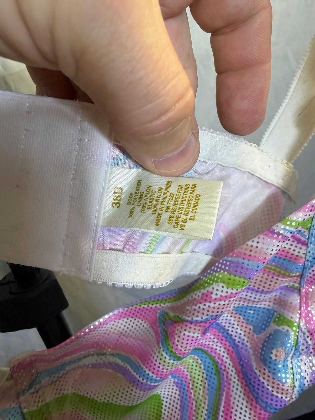 Maidenform 38D Iridescent Swirl Underwire Bra Multi-Color - Wormhole Thrift