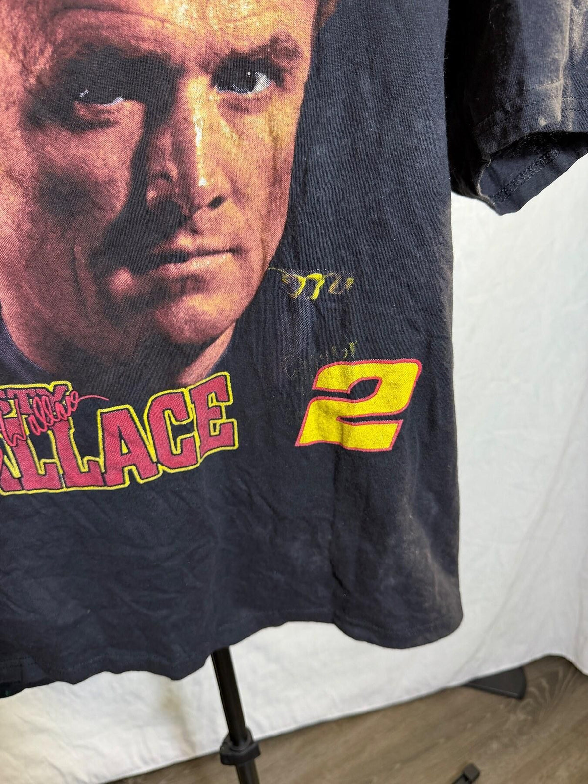 Vintage Nutmeg Rusty Wallace NASCAR #2 T-Shirt Men's XL - Wormhole Thrift