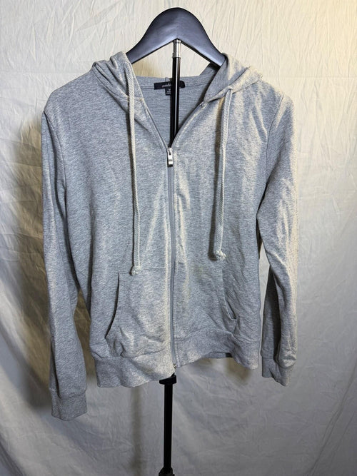 Ambiance Women's Grey Full Zip Hoodie Size M - Wormhole Thrift