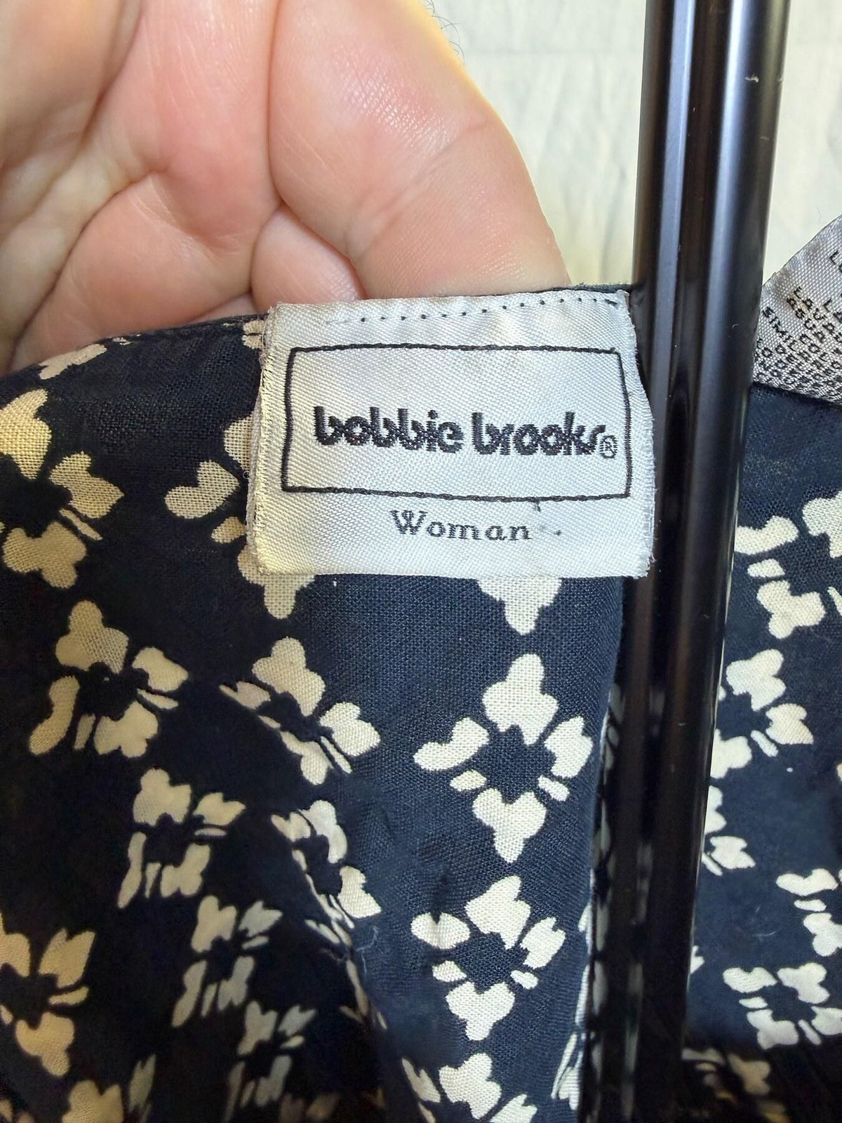 Vintage Bobbie Brooks 3XL Cotton Geometric Print Dress - Wormhole Thrift