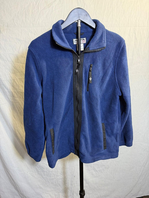 Vintage Alpine.Tek by Palmetto's Men's M Blue Full Zip Fleece Jacket - Wormhole Thrift