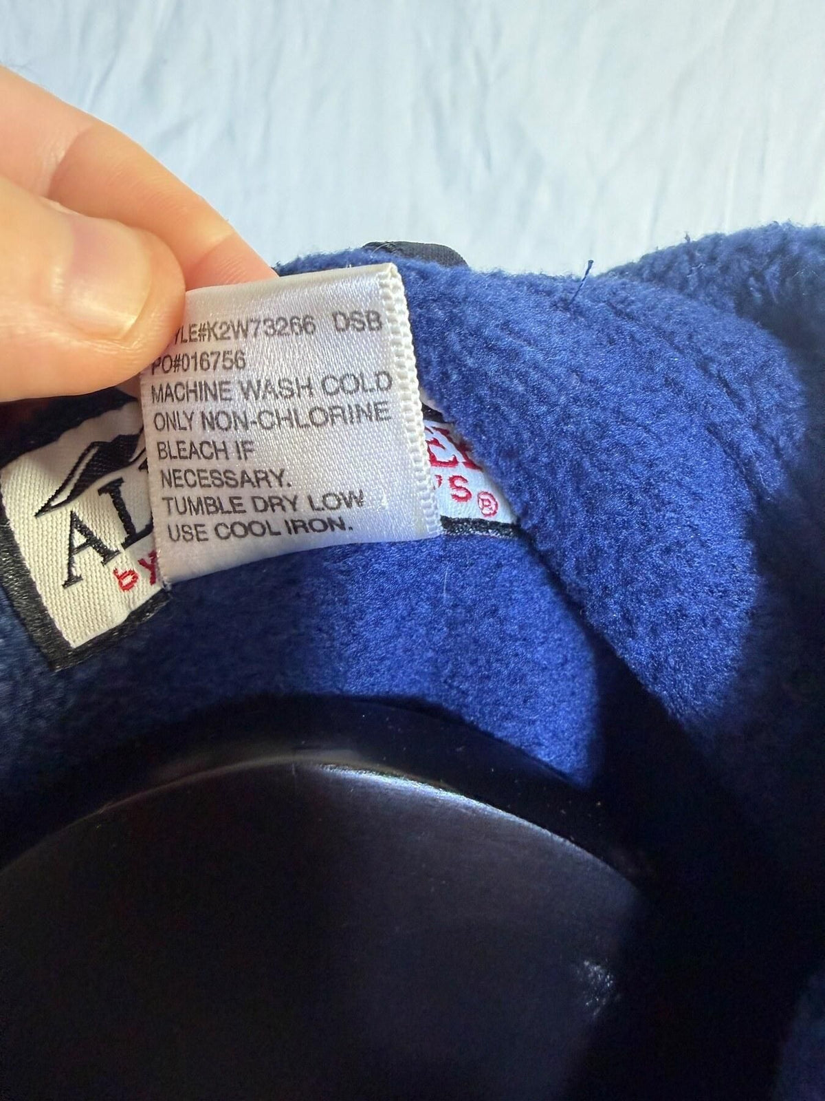 Vintage Alpine.Tek by Palmetto's Men's M Blue Full Zip Fleece Jacket - Wormhole Thrift