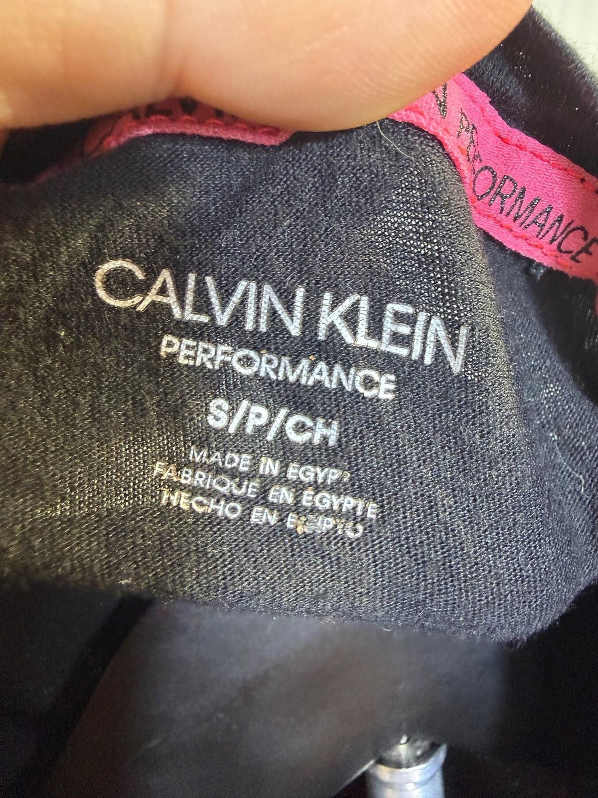 Calvin Klein Performance Black Crop Top T-Shirt Women's Size S - Wormhole Thrift