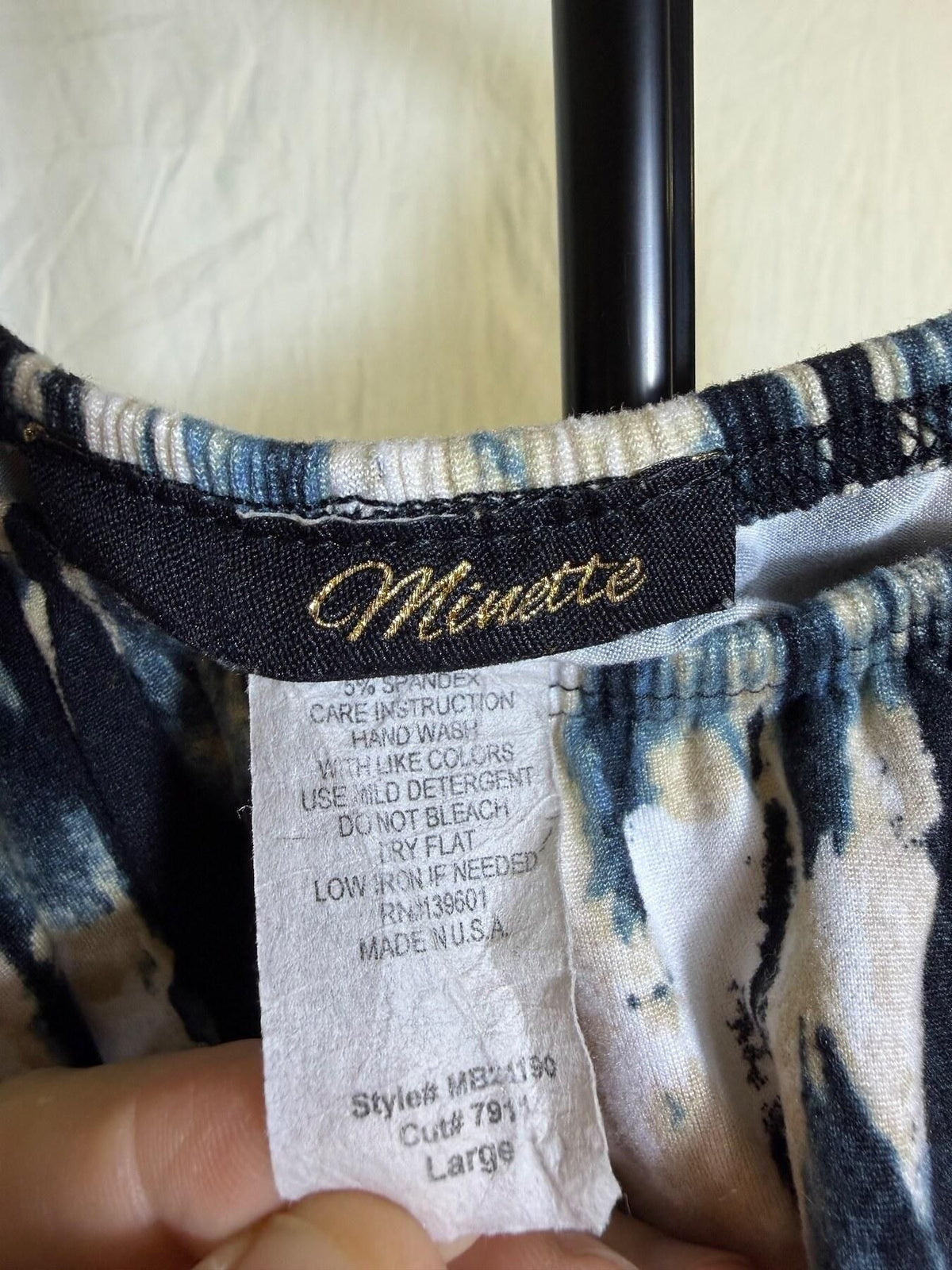 Minette Women's Large Off Shoulder Tie Dye Ruffle Wide Leg Jumpsuit - Wormhole Thrift