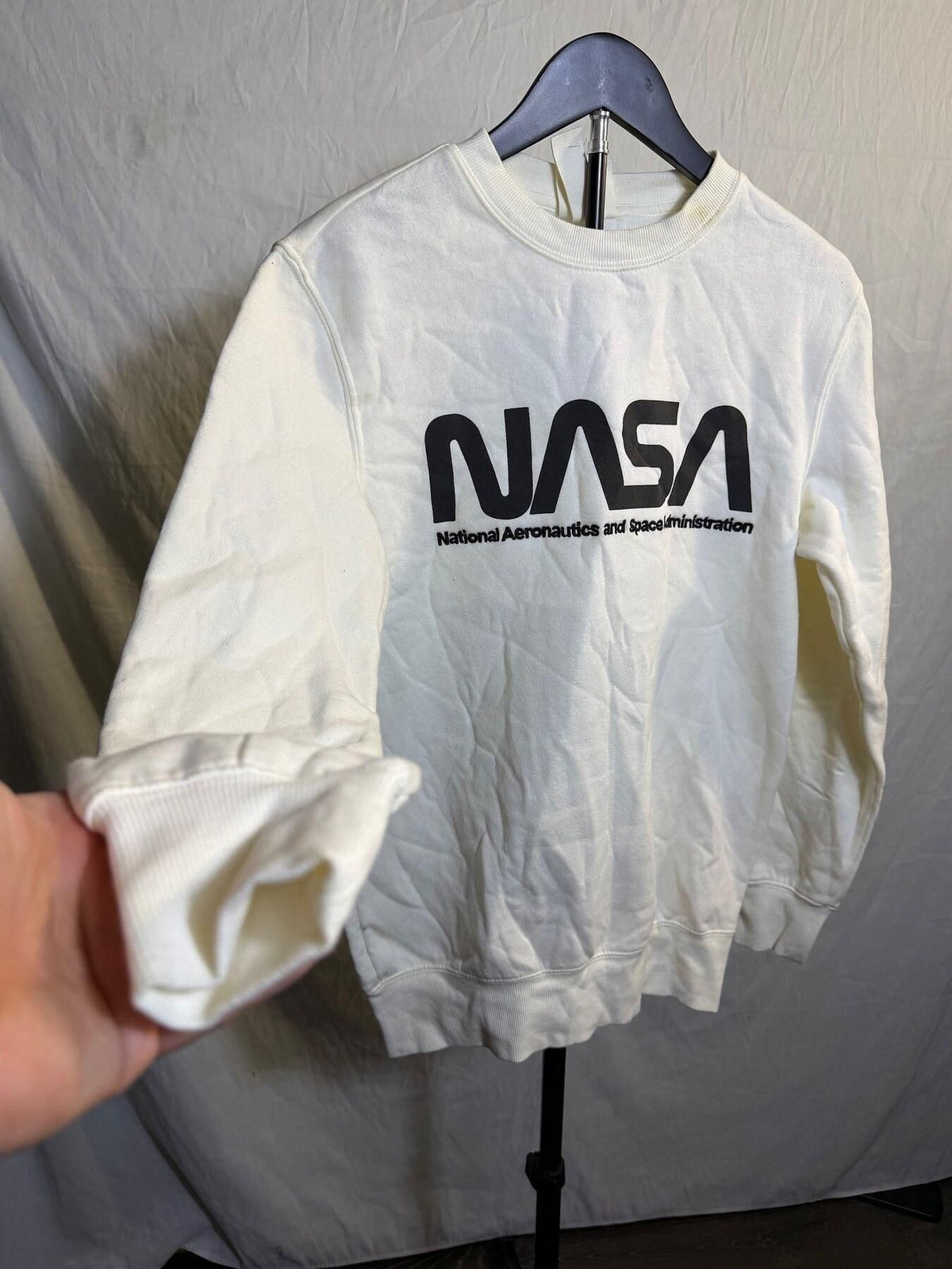 H&M NASA National Aeronautics Space Administration Crewneck Sweatshirt US XS - Wormhole Thrift