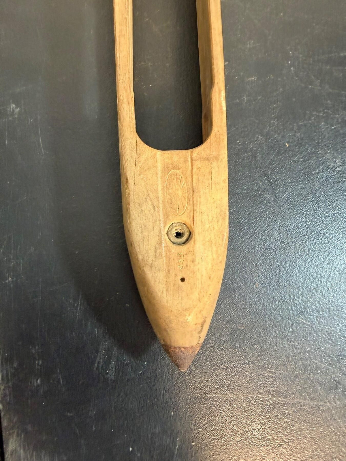 Vintage Wooden Boat Weaving Shuttle Loom Tool - Wormhole Thrift