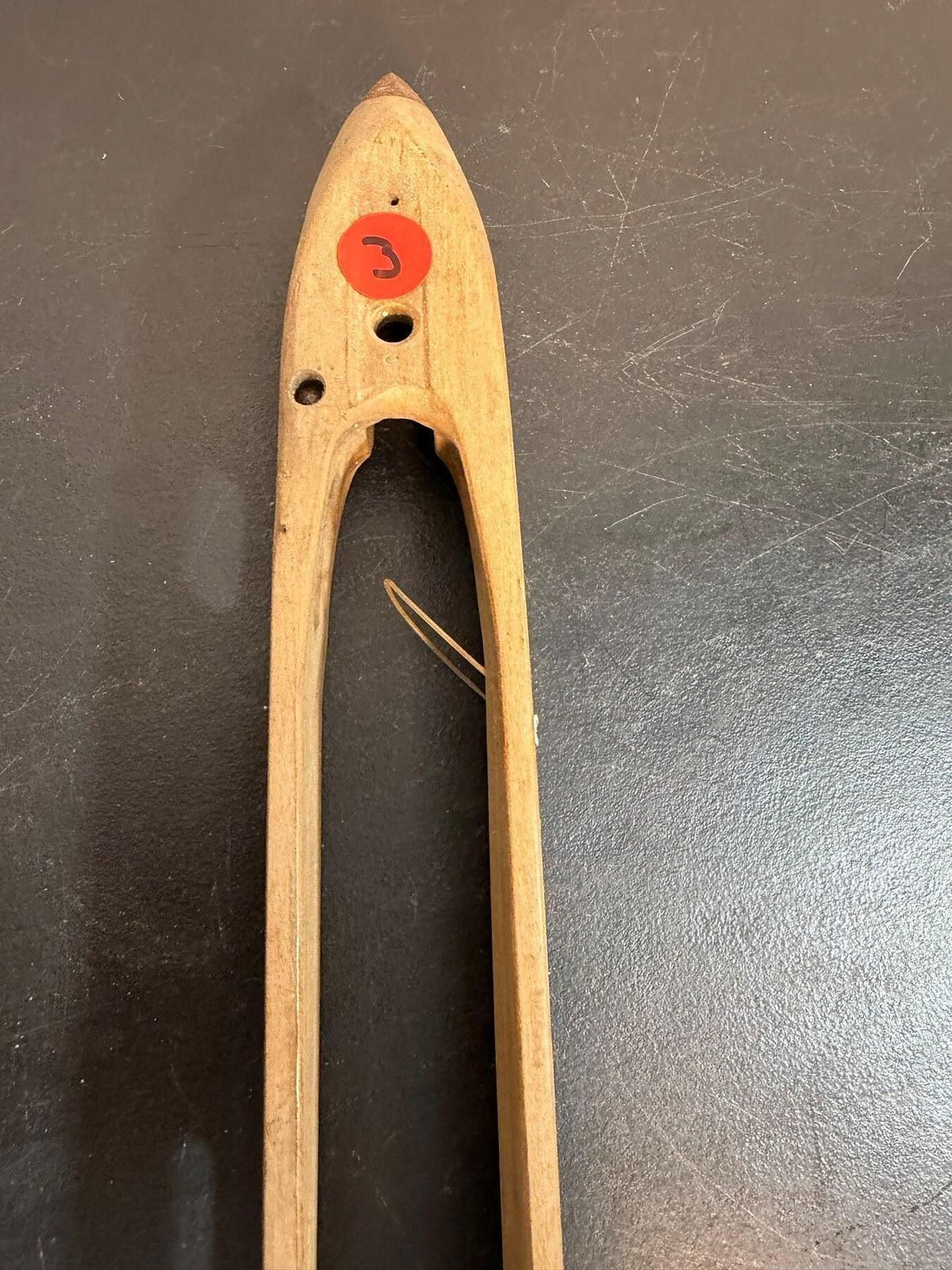 Vintage Wooden Boat Weaving Shuttle Loom Tool - Wormhole Thrift