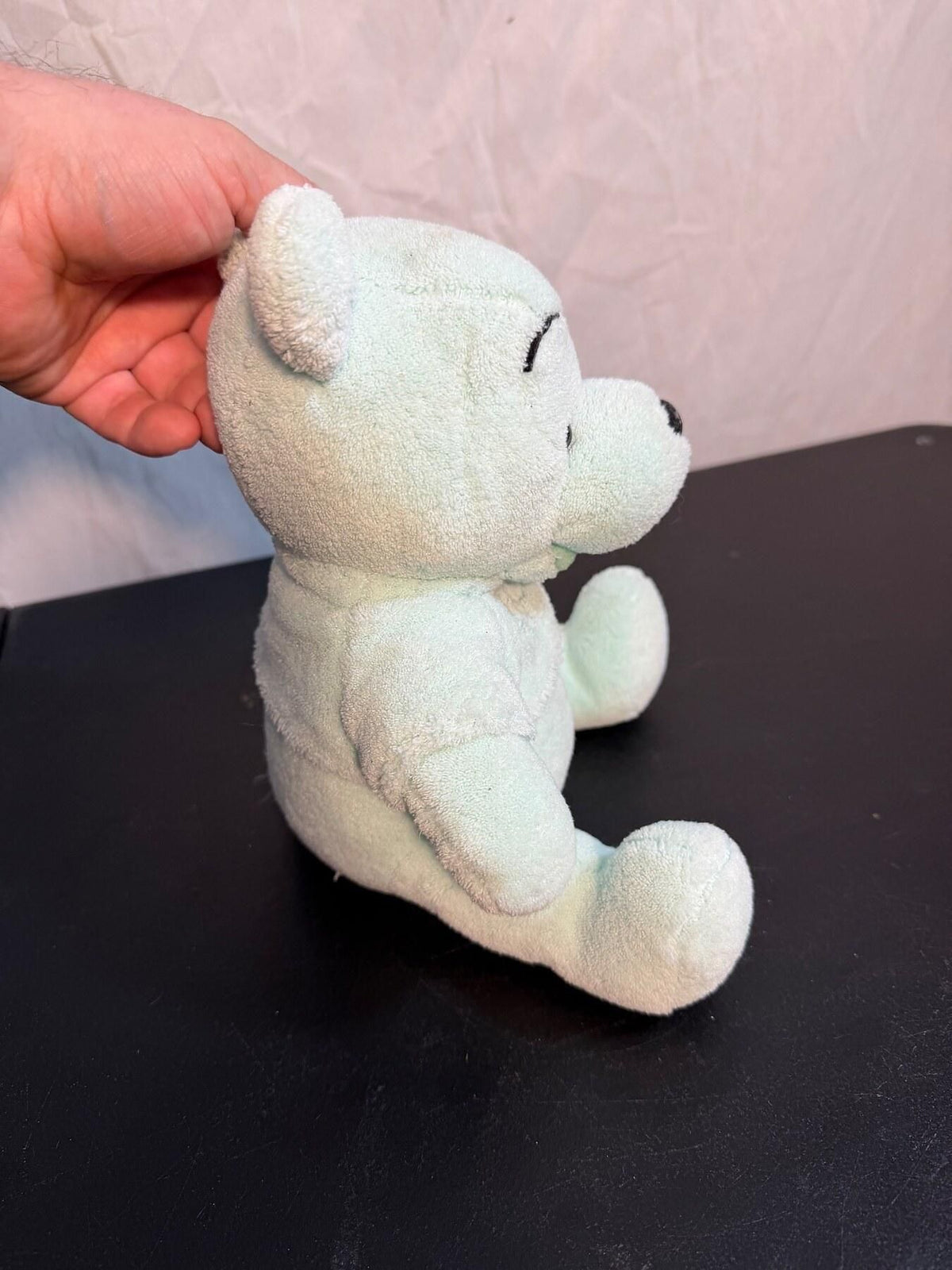 Vintage Disney Store Spring Lagoon Winnie the Pooh Plush Toy 9" Aqua - Wormhole Thrift