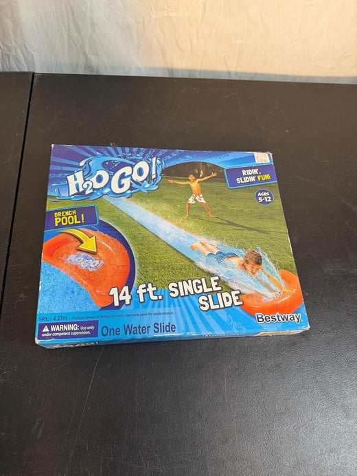 Bestway H2O Go! 14 ft. Single Water Slide - New in Damaged Box - Wormhole Thrift