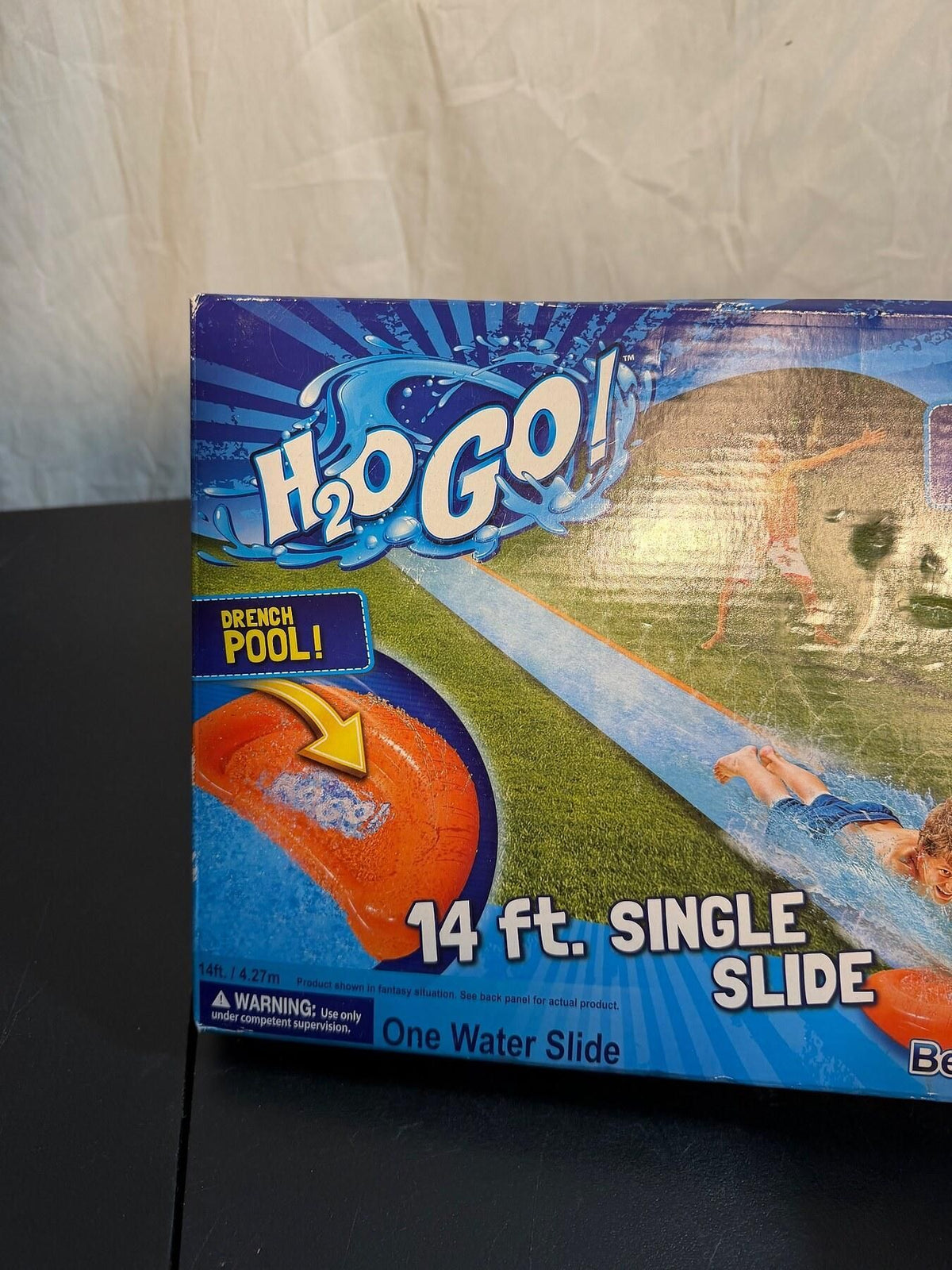 Bestway H2O Go! 14 ft. Single Water Slide - New in Damaged Box - Wormhole Thrift