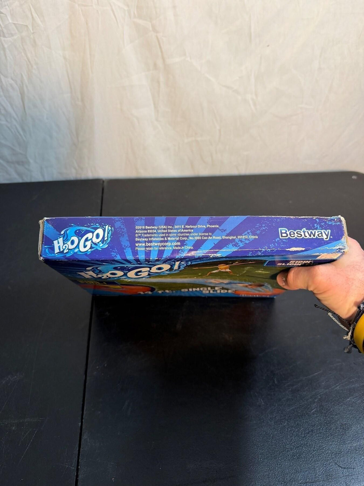 Bestway H2O Go! 14 ft. Single Water Slide - New in Damaged Box - Wormhole Thrift