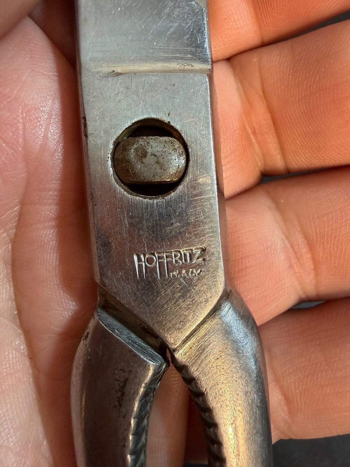 Vintage Hoffritz Germany INOX Stainless Steel Kitchen Poultry Shears - Wormhole Thrift