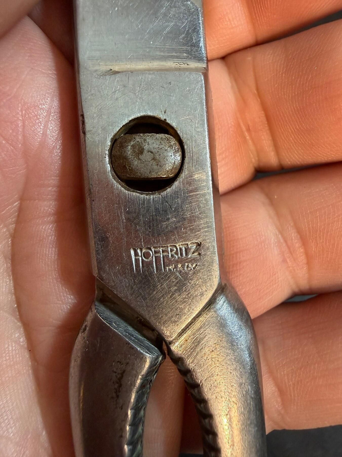 Vintage Hoffritz Germany INOX Stainless Steel Kitchen Poultry Shears - Wormhole Thrift