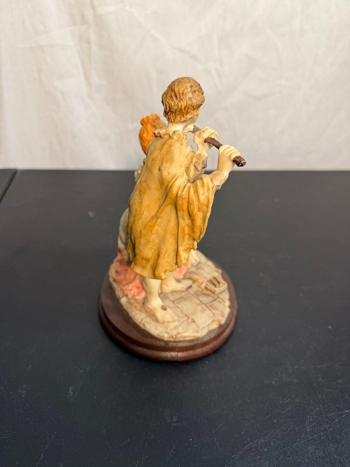 Vintage Musical Couple Figurine Flute Lute Rococo Style - Wormhole Thrift