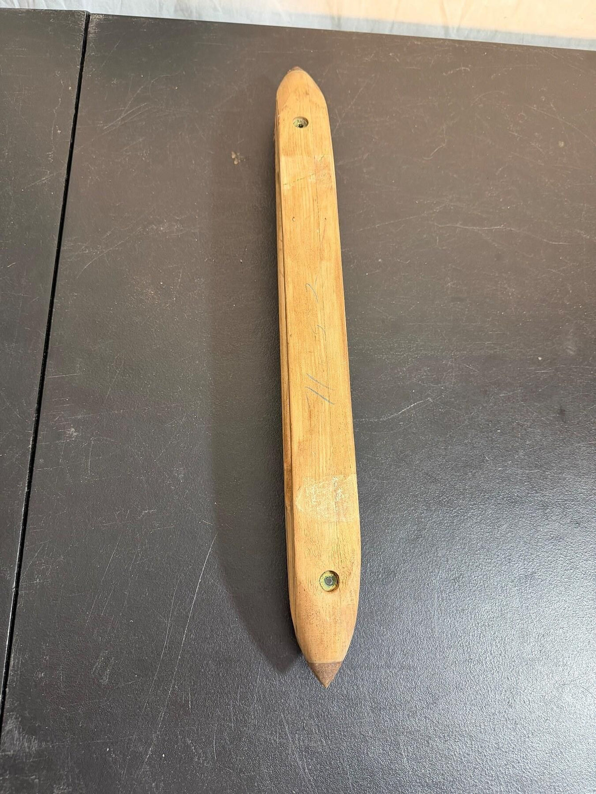 Vintage Wooden Weaving Boat Shuttle Loom Tool - Wormhole Thrift