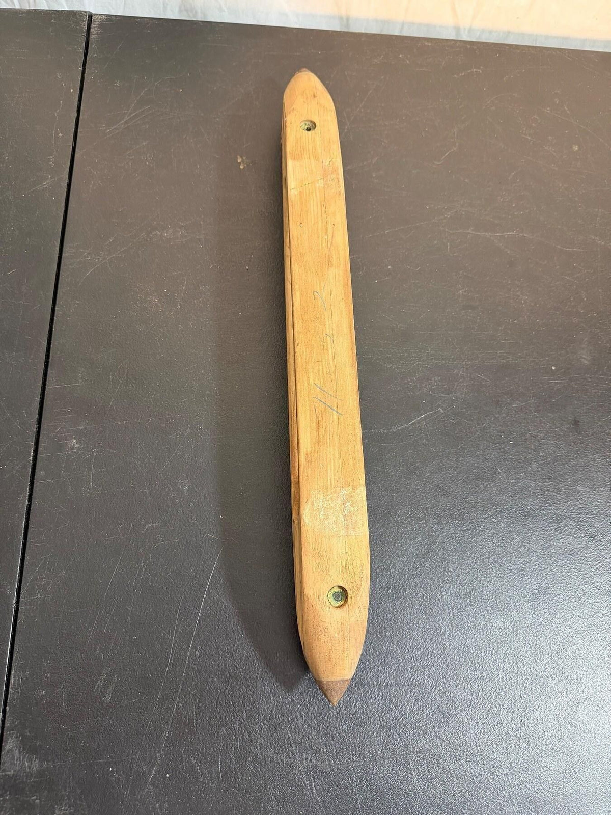 Vintage Wooden Weaving Boat Shuttle Loom Tool - Wormhole Thrift