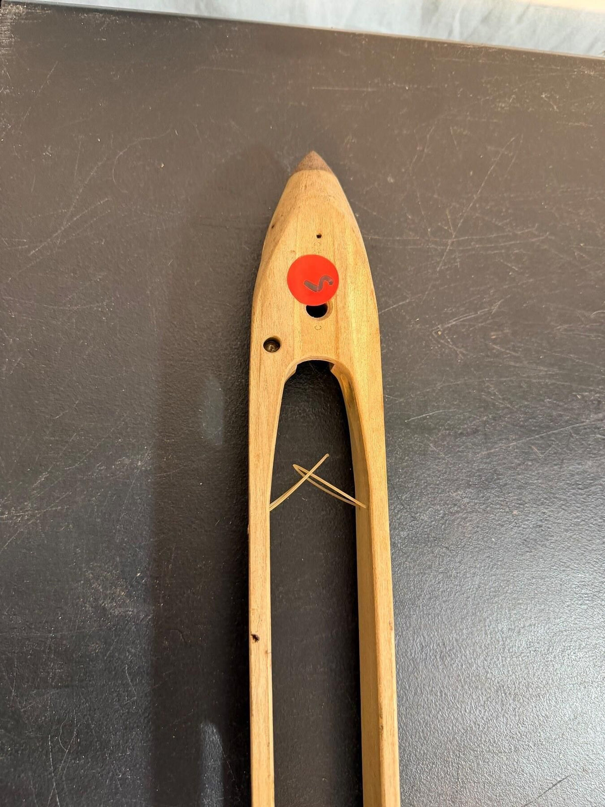 Vintage Wooden Weaving Shuttle Loom Tool - Wormhole Thrift