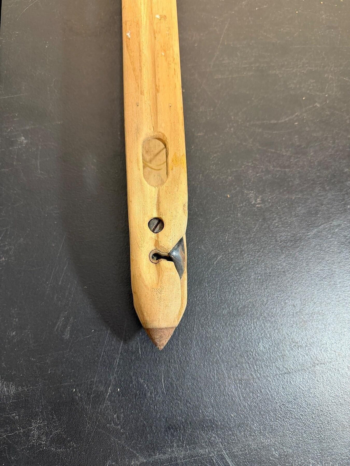 Vintage Wooden Weaving Loom Boat Shuttle Textile Tool - Wormhole Thrift