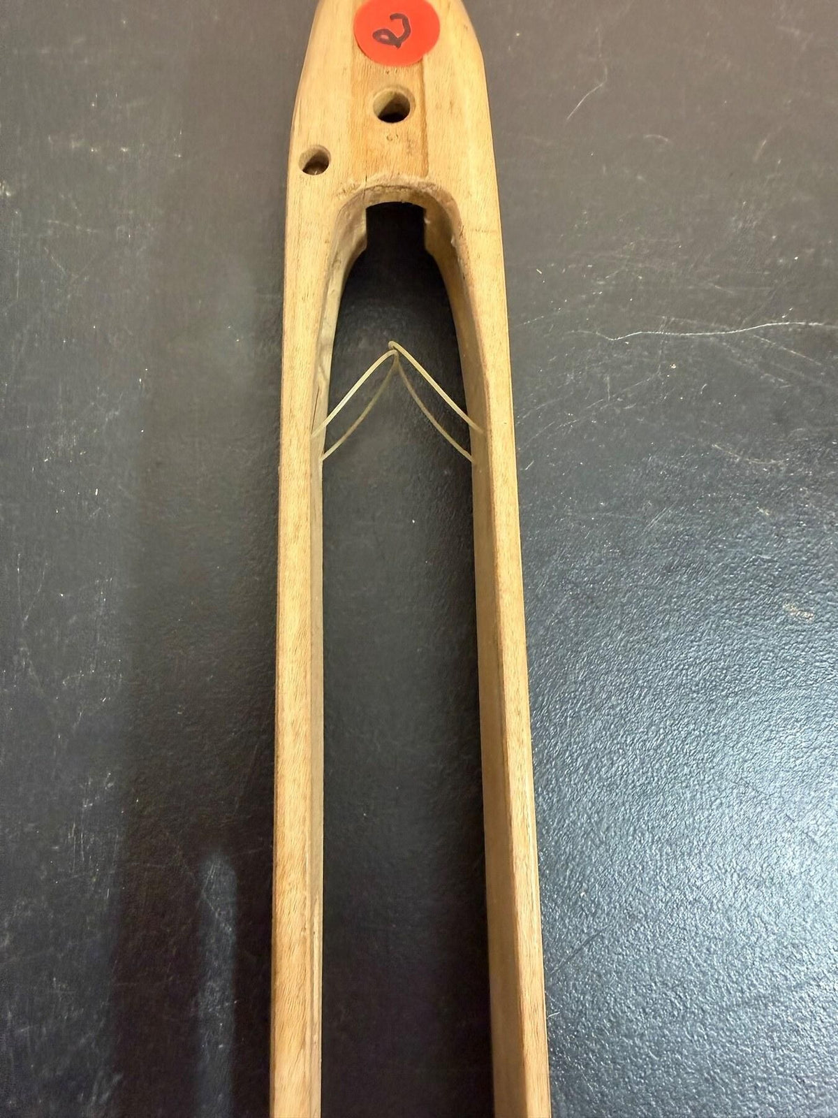Vintage Wooden Weaving Boat Shuttle Loom Tool 15" - Wormhole Thrift