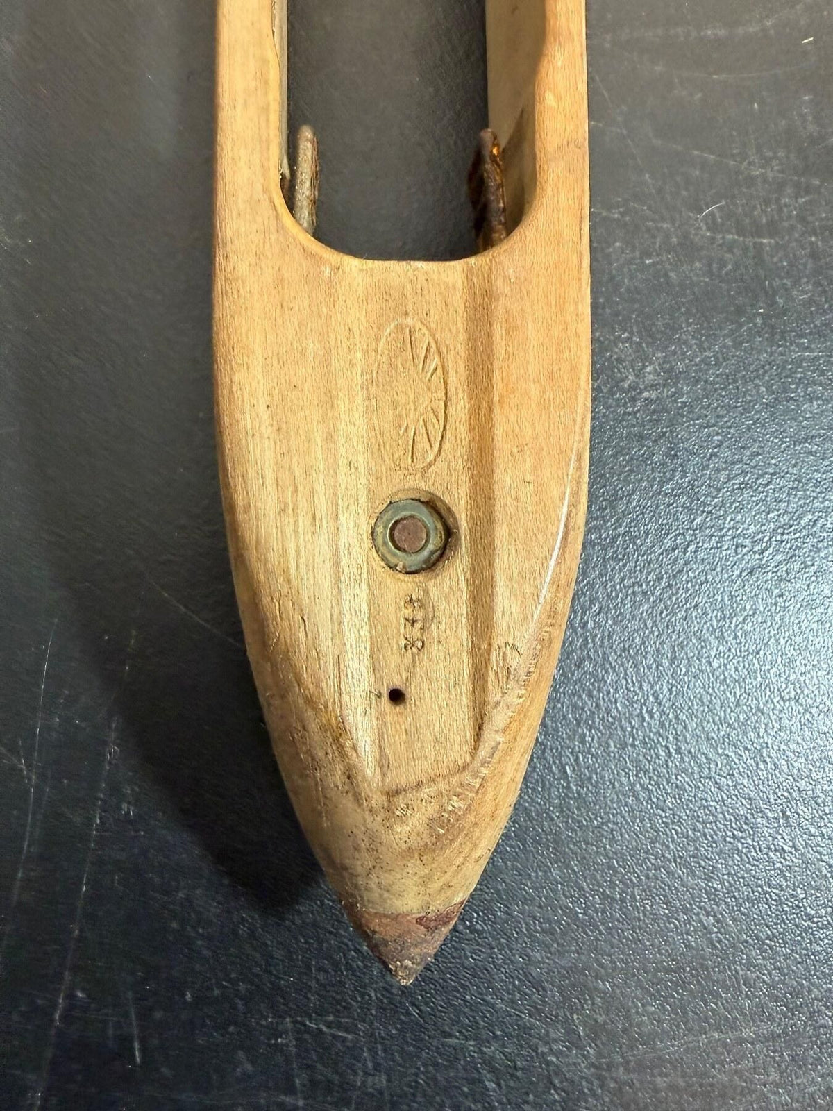 Vintage Wooden Weaving Shuttle Loom Tool - Wormhole Thrift