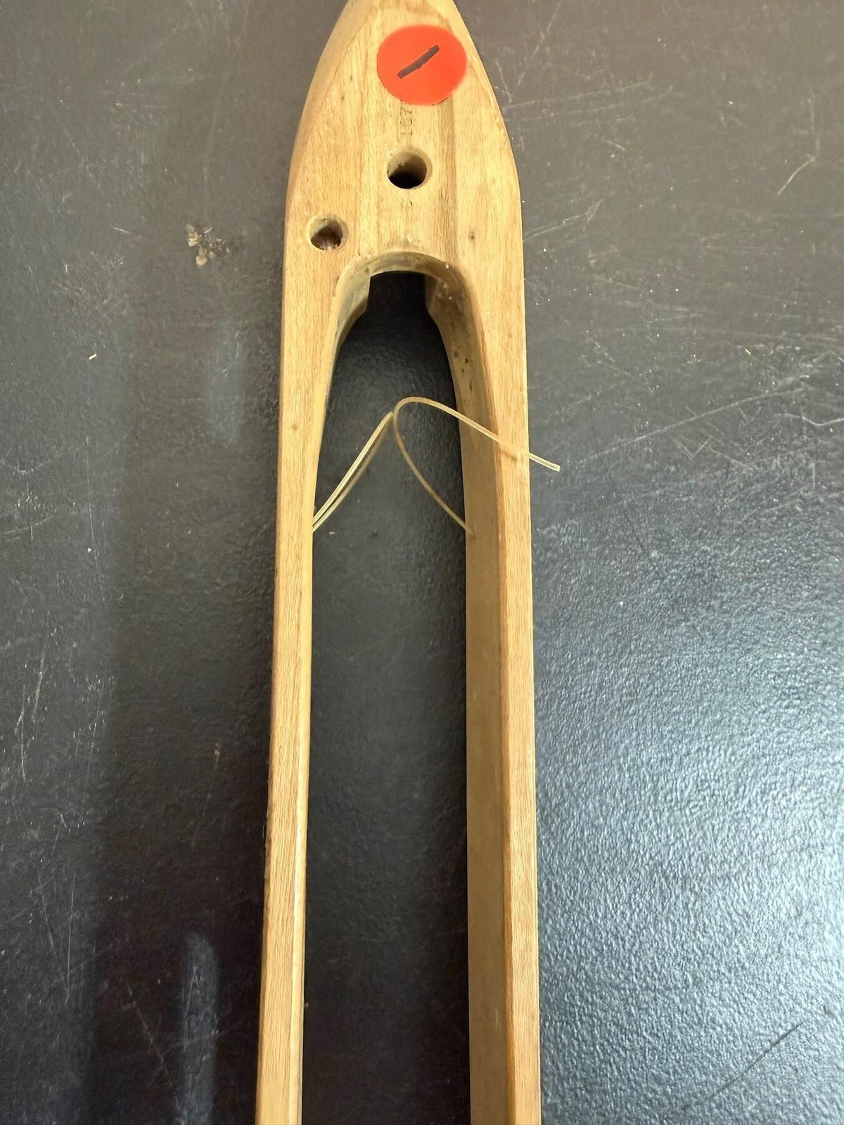 Vintage Wooden Weaving Shuttle Loom Tool - Wormhole Thrift