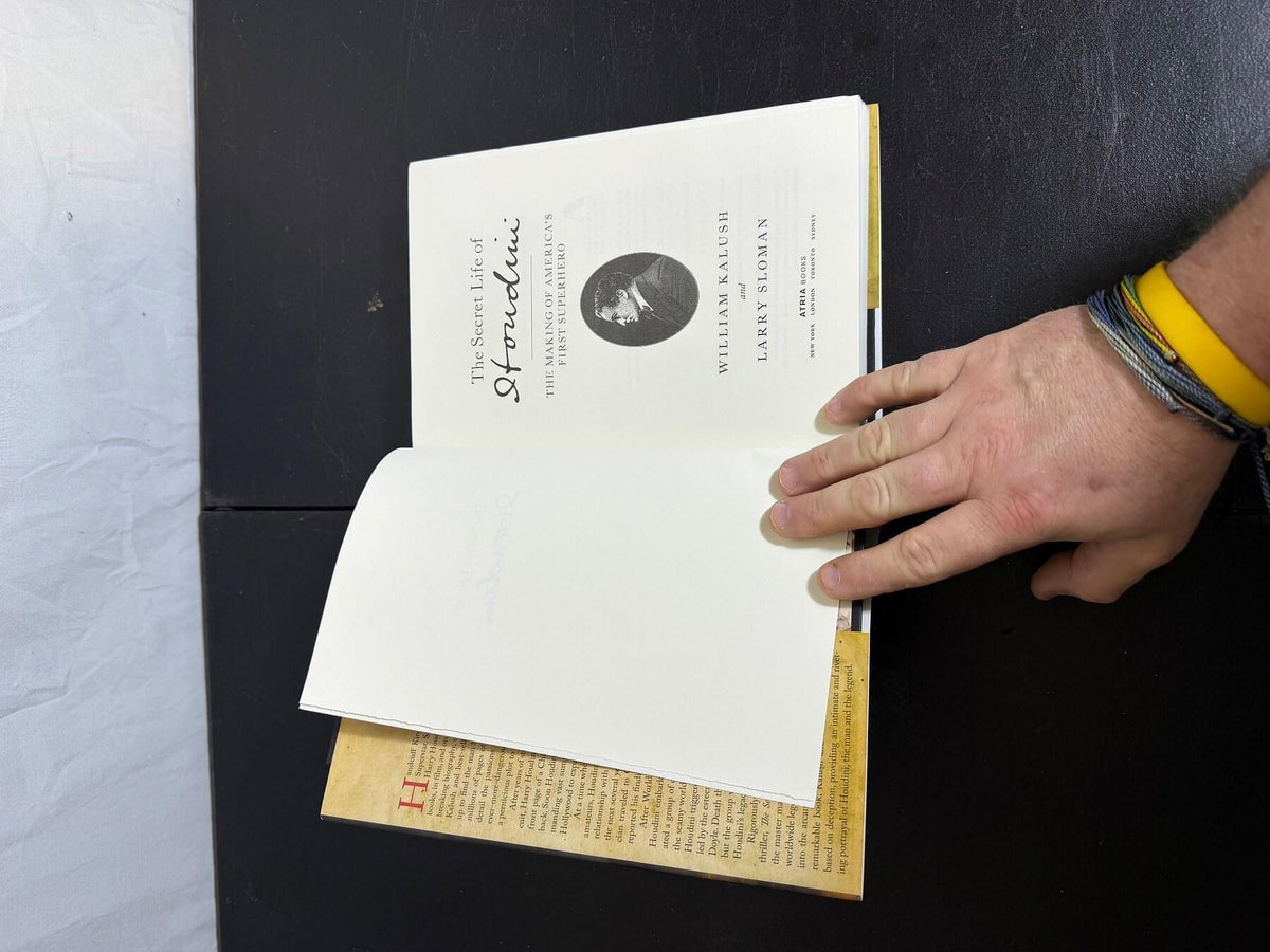 The Secret Life of Houdini: The Making of America's First Superhero Hardcover - Wormhole Thrift