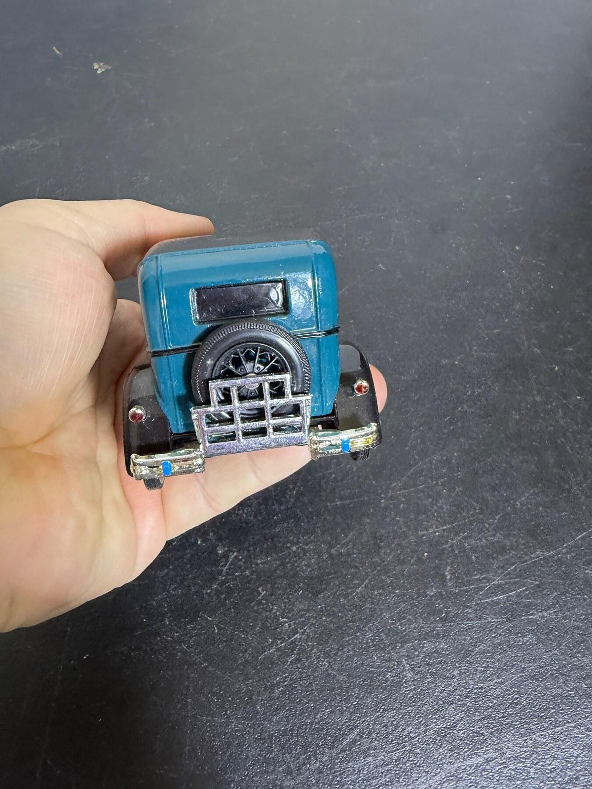 Vintage Arko Products 1929 Ford Tudor Sedan 1:32 Diecast Car Teal - Wormhole Thrift