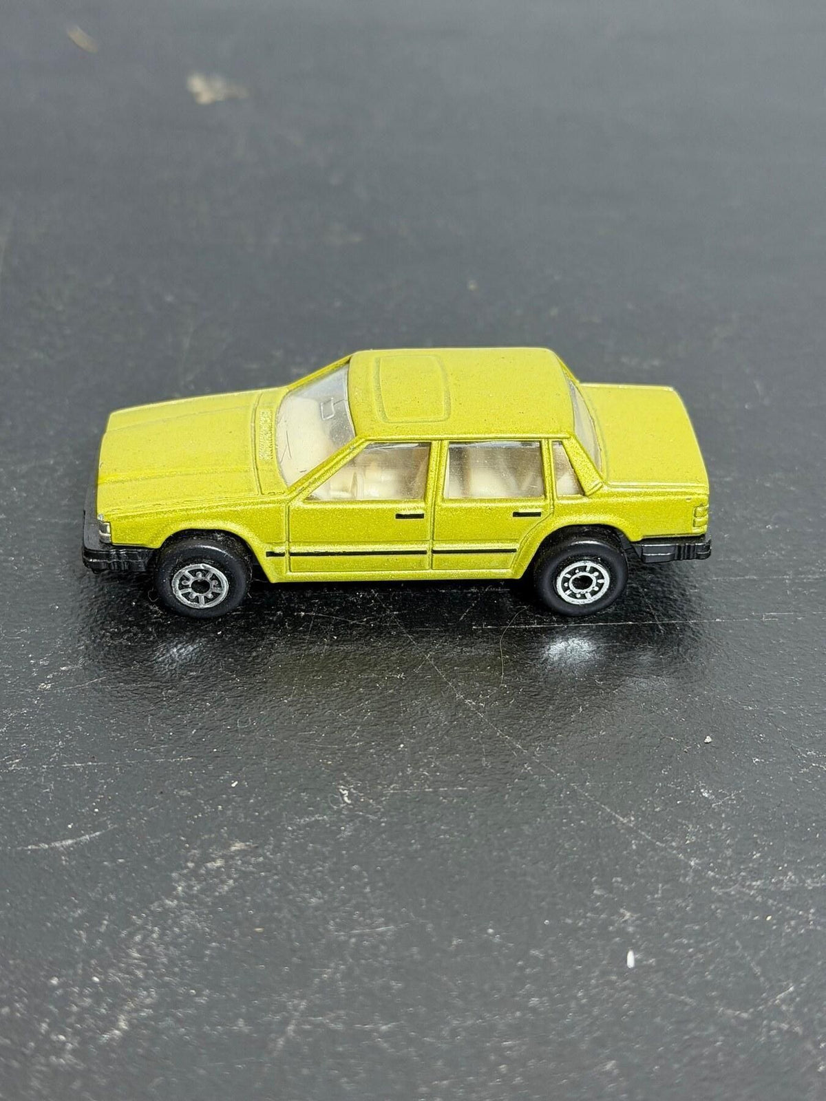 Vintage Maisto Volvo 760 GLE Yellow Diecast Car Sedan - Wormhole Thrift